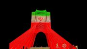 برج آزادی به قاب پرچم ایران درآمد