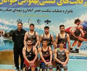 درخشش کشتی‌گیران کردستانی در رقابت‌های کشتی پهلوانی قهرمانی جوانان کشور