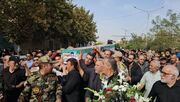پیکر مطهر شهید سینا احمدی در خوی تشییع شد