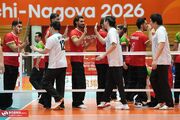 دیدار والیبال نشسته ایران و چین/NAGOYA2026