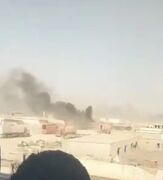 ادامه درگیری‌ها در منطقه گبد؛ گزارش‌ها از آتش‌گرفتن تانکرهای گاز حکایت دارد