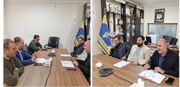 دیدار رئیس سازمان بسیج هنرمندان و دبیر رویداد بین‌المللی «وعده صادق در آینه هنر» با فرمانده سپاه انصارالحسین(ع)