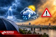 هشدار بارش‌های رگباری - تندباد و گردوخاک در خوزستان