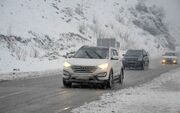 بارش برف و باران در جاده‌های ۸ استان کشور