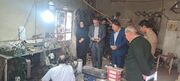 بازدید فرماندار خدابنده از کارگاه صنایع‌دستی در روستای ارقین‌بلاغ