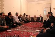 دیدار مدیرکل میراث‌فرهنگی استان همدان با خانواده شهید قادری