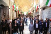 بهره‌برداری از پروژه مسیر تشرف به حرم رضوی و احیای بازار تاریخی فرش مشهد