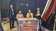 میز خدمت اداره میراث‌فرهنگی فاروج در تجمعات شبانه برپا شد