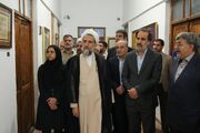 از آیات نور تا کلمات عشق / افتتاح نمایشگاه آثار دو رویداد ملی در مجموعه دولتخانه صفوی قزوین