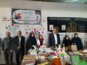 نمایشگاه صنایع‌دستی در مصلی نماز جمعه شهرستان داورزن برپا شد
