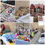 برپایی بازارچه صنایع‌دستی «گذر سپهر» در قاینات؛ پیوند سنت و اجتماع در خانه تاریخی صمدی