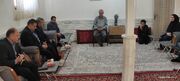 تجدید میثاق مدیرکل میراث‌فرهنگی استان و مسئولان شهرستان فردوس با خانواده شهید صنعتگر
