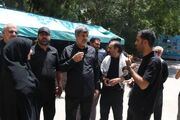 موکب‌های یزدی با روحیه جهادی در خدمت زائران مراسم تشییع رهبر شهید هستند