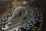 ترافیک سنگین در هراز و ۲ آزادراه منتهی به تهران