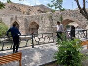 تخریب پایه پل تاریخی جاجرود متوقف شد