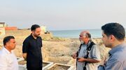 بازدید مدیرکل ثبت آثار و حفظ و احیای میراث معنوی و طبیعی کشور از آثار تاریخی بندر سیراف