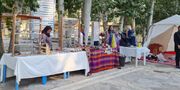 برپایی نمایشگاه صنایع‌دستی شهرستان صحنه در اردوی سراسری هلال‌احمر