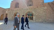 گام‌های بلند ارومیه برای ثبت جهانی مسجد جامع/ بازدید معاون وزیر میراث‌فرهنگی از عملیات مرمت تخصصی
