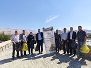 پویش پاکسازی محدوده پل تاریخی قشلاق سنندج برگزار شد