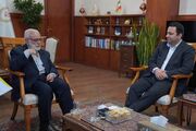 نشست مشترک مدیرعامل بانک ملی ایران با رییس کمیته امداد