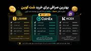 بهترین صرافی برای خرید شت کوین (Lbank + Coinex + Kcex)