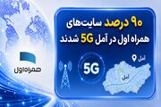 پوشش 5G همراه اول در آمل به ۹۰ درصد رسید