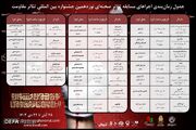 جدول زمان‌بندی مسابقه تئاتر صحنه‌ای جشنواره تئاتر مقاومت منتشر شد