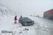 امدادرسانی جمعیت هلال احمر سوادکوه به ۵۹۳ نفر گرفتار در برف