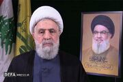 شیخ نعیم قاسم: سردار سلیمانی فرمانده راهبردی در سطوح فکری، سیاسی و جهادی بود