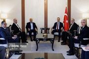 دیدار وزیر خارجه ترکیه با هیئت ارشد حماس