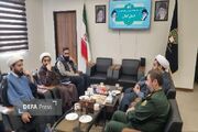 دیدار مدیرکل تبلیغات اسلامی گیلان با مدیرکل حفظ آثار دفاع مقدس استان