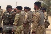 بازدید فرمانده قرارگاه منطقه‌ای جنوب‌غرب نزاجا از یگان‌های مرزی