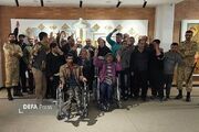 بازدید معلولین بهزیستی از موزه دفاع مقدس و مقاومت دزفول