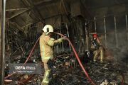 جزئیات آتش‌سوزی بازارچه جنت‌ در جت‌آباد تهران/ آتش مهار شد+ تصاویر