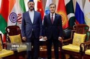 دیدار غریب‌آبادی با دبیرکل سازمان همکاری شانگهای در چین