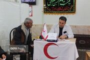 بهره‌مندی ۵۰۰ نفر از خدمات رایگان درمانی هلال‌ احمر زنجان