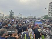 پیکر مطهر شهدای نیروی پدافند هوایی ارتش تشییع شد