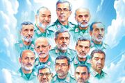 اولین سالگرد شهدای اقتدار جنگ تحمیلی ۱۲ روزه برگزار شد