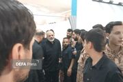 بازدید سردار وحیدی از بیمارستان موقت مصلای تهران