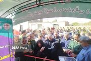 راه‌اندازی بیمارستان سیار فوق‌تخصصی «شهید صدوقی» نیروی زمینی سپاه در روستای دهسد