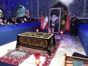 سخنی در ابراز احساسات زائران امام رضا (ع) بر مزار رهبر شهید