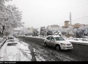 محدودیت تردد در جاده چالوس و هراز/ بارش برف و باران در جاده‌...