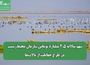 سهم سالانه ۲.۵ میلیارد تومانی سازمان محیط‌زیست در طرح حفاظت ... -