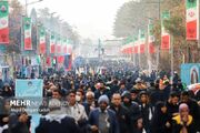 آغاز مراسم پنجمین سالگرد شهادت حاج قاسم؛ عاشقانی که برف و با... -