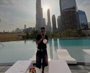 فرار وینیسیوس و نامزدش از مادرید و استراحت در دبی - اکونیوز