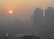 کیفیت هوای تهران در وضعیت قرمز؛ هشدار برای گروه‌های حساس - اکونیو