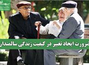 ضرورت ایجاد تغییر در کیفیت زندگی سالمندان - اکونیوز