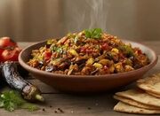 میرزا قاسمی اصیل با بادمجان کبابی و طعمی دودی - اکونیوز