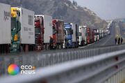 عامل معطلی کامیون‌ها در مرز آستارا محدودیت ظرفیت جمهوری آذرب... -