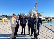 بررسی میدانی زیرساخت‌های اسکله‌ای بنادر چارک، آفتاب، کیش و ق... -